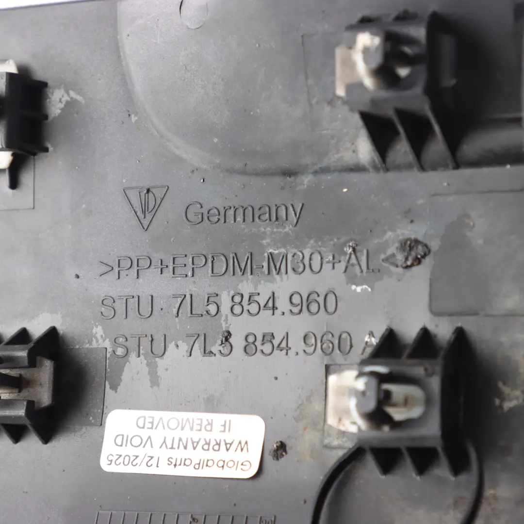 Porsche Cayenne 955 Fender Trim Molding Strip Front Right O/S Basalt Black - C9Z - SKU 7L5854960-BAB - Part number 7L5854960