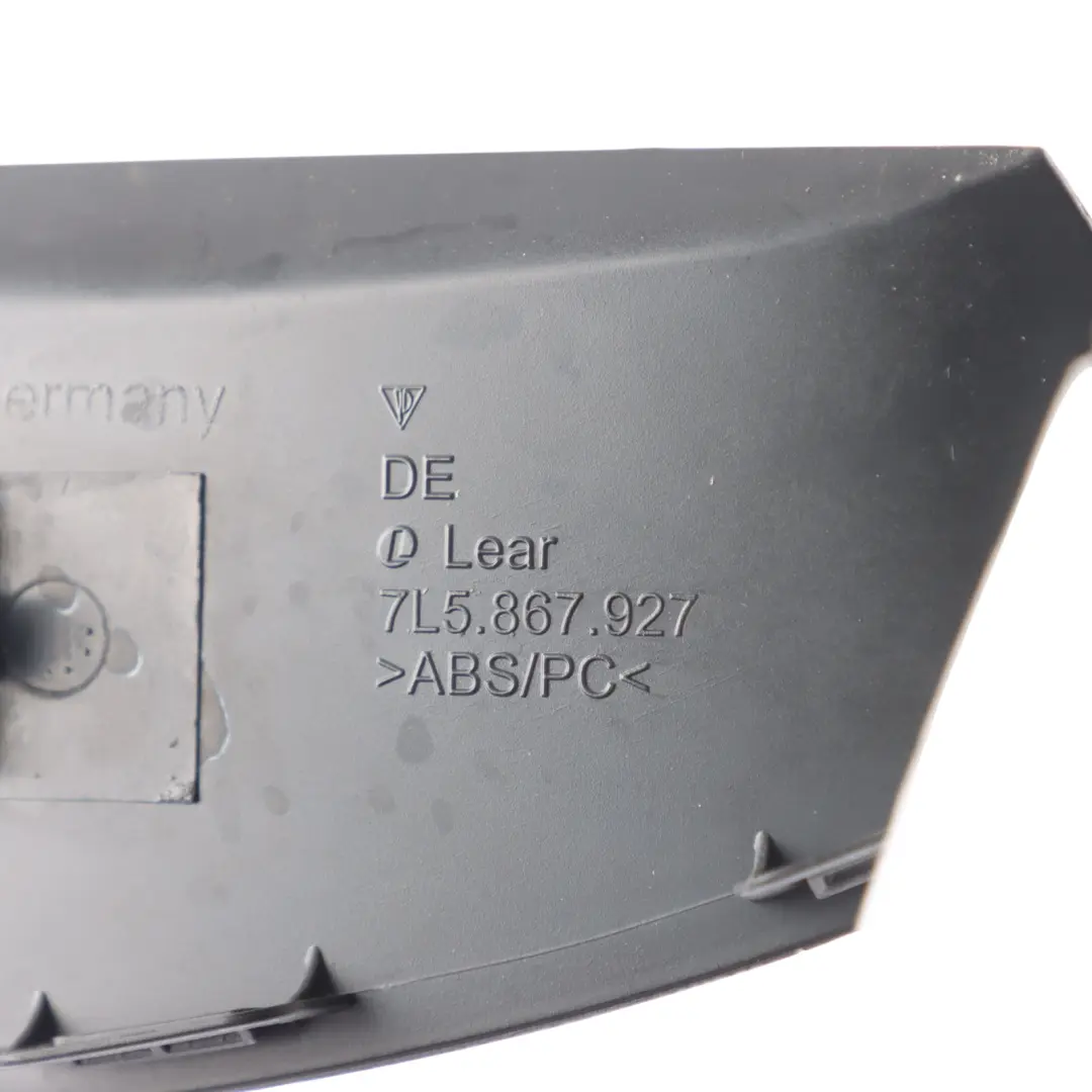 Trunk Tailgate Interior Wiper Cover Panel to Porsche Cayenne 9PA Rear with Part number 7L5867927 Porsche Cayenne 9PA Rear Trunk Tailgate Interior Wiper Cover Panel - SKU 7L5867927 - Part number 7L5867927