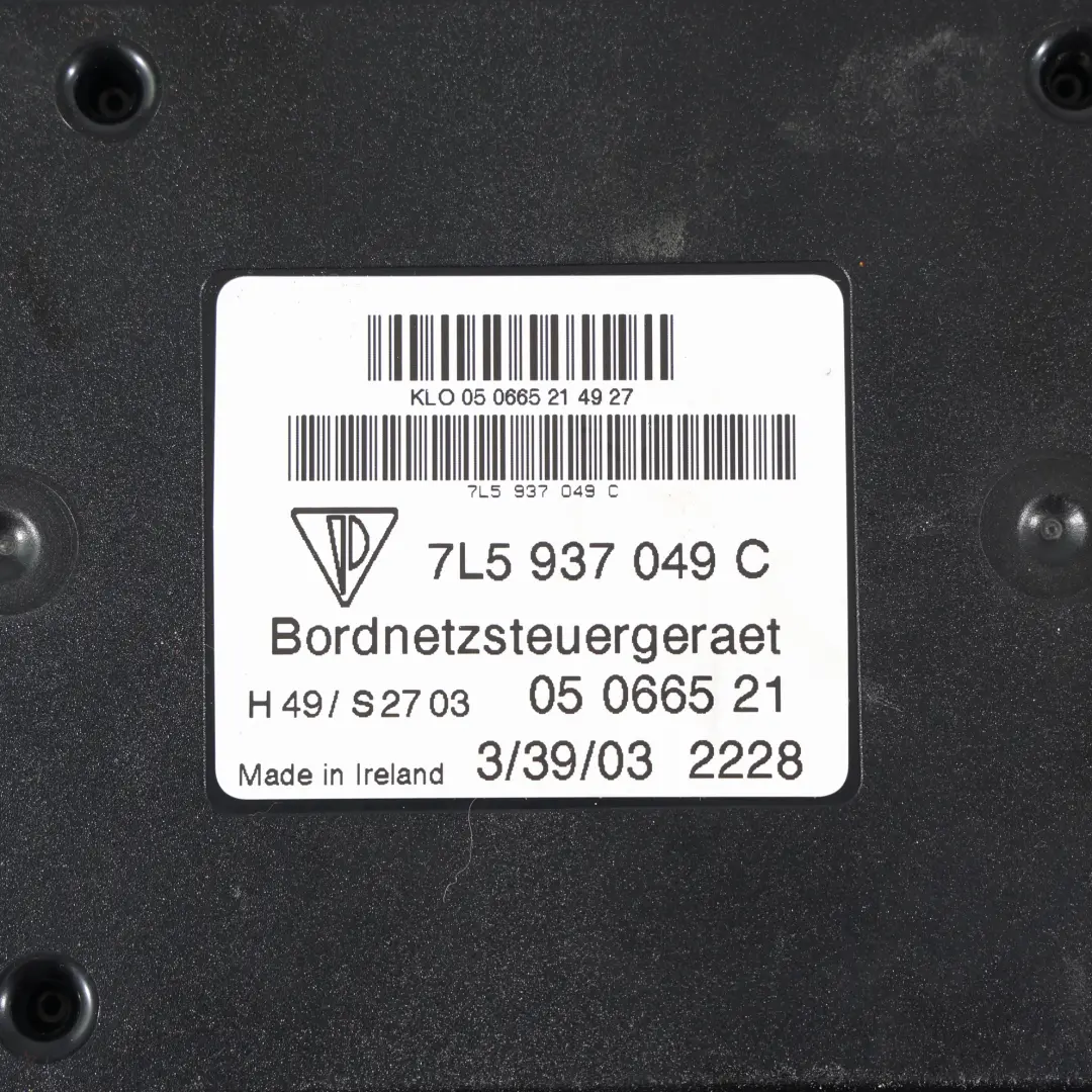 Modulo Comfort Centralina ECU per Porsche Cayenne 955 9PA con numero di parte 7L5937049C Porsche Cayenne 955 9PA Modulo Comfort Centralina ECU - SKU 7L5937049C - Numero di parte 7L5937049C