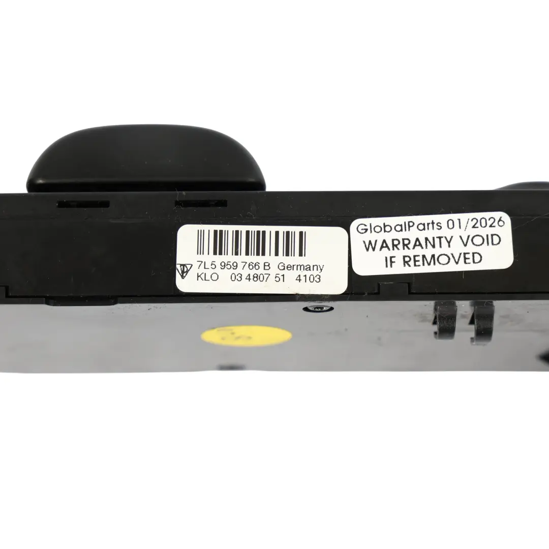 Porsche Cayenne 9PA Front Seat Adjuster Switch Control Right O/S - SKU 7L5959766B - Part number 7L5959766B