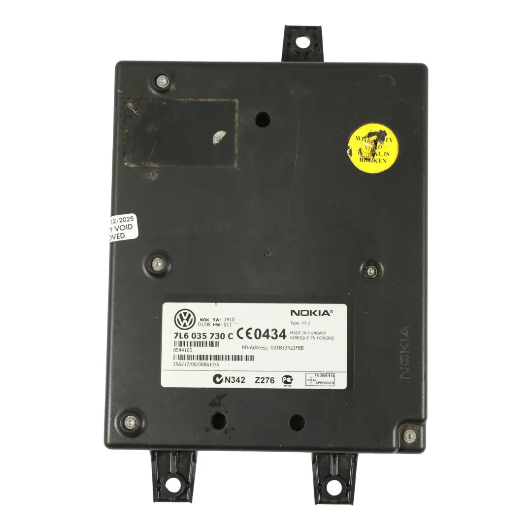 7L Bluetooth Telefonmodul Steuergerät für Volkswagen Touareg mit Teilenummer 7L6035730C Volkswagen Touareg 7L Bluetooth Telefonmodul Steuergerät - SKU 7L6035730C - Teilenummer 7L6035730C