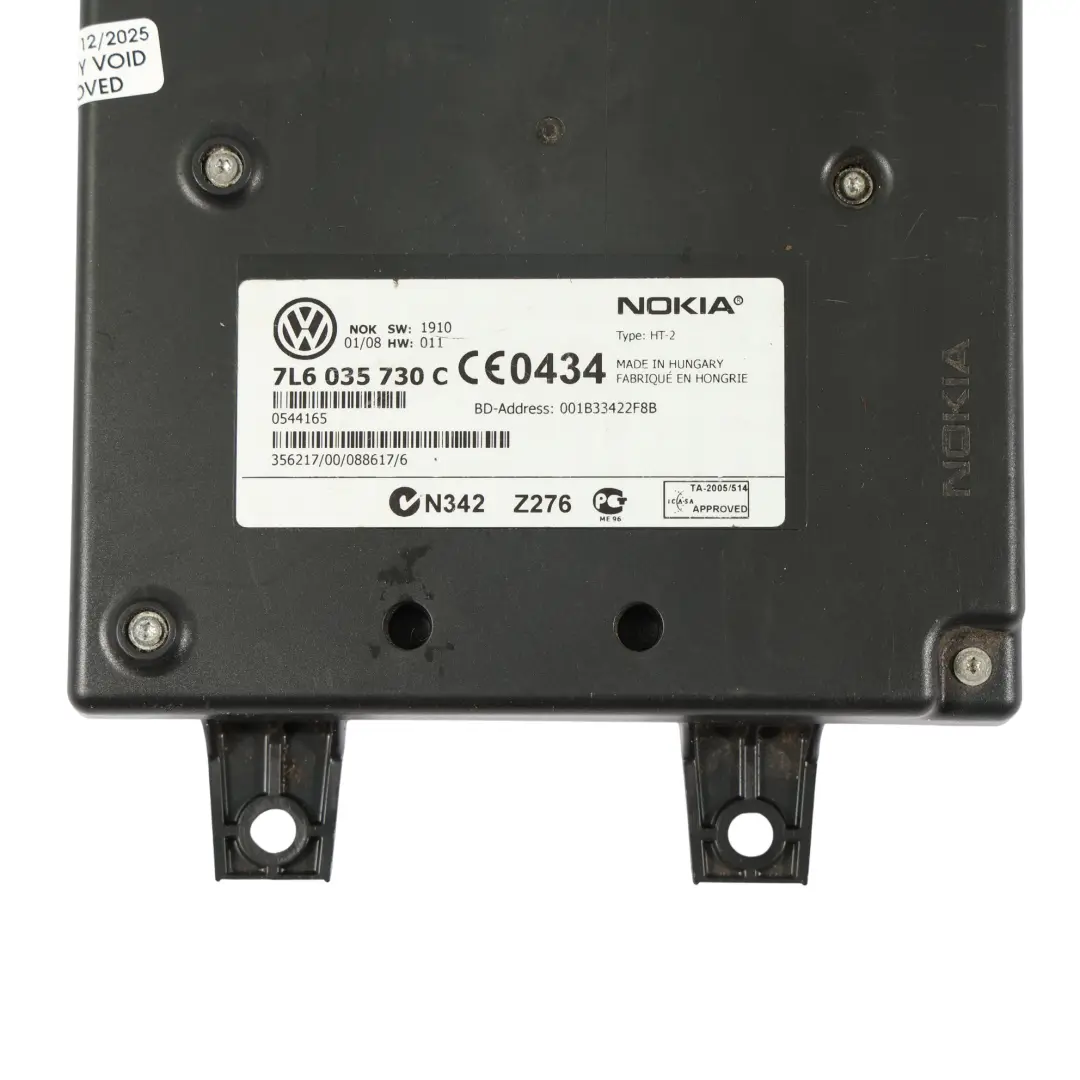 7L Bluetooth Telefonmodul Steuergerät für Volkswagen Touareg mit Teilenummer 7L6035730C Volkswagen Touareg 7L Bluetooth Telefonmodul Steuergerät - SKU 7L6035730C - Teilenummer 7L6035730C