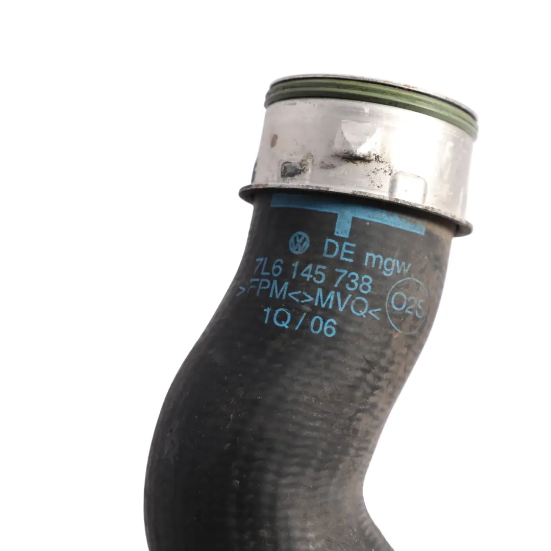 7L Intercooler Pipe Hose Line Duct to Audi Q7 4L Volkswagen Touareg with Part number 7L6145738 Audi Q7 4L Volkswagen Touareg 7L Intercooler Pipe Hose Line Duct - SKU 7L6145738 - Part number 7L6145738