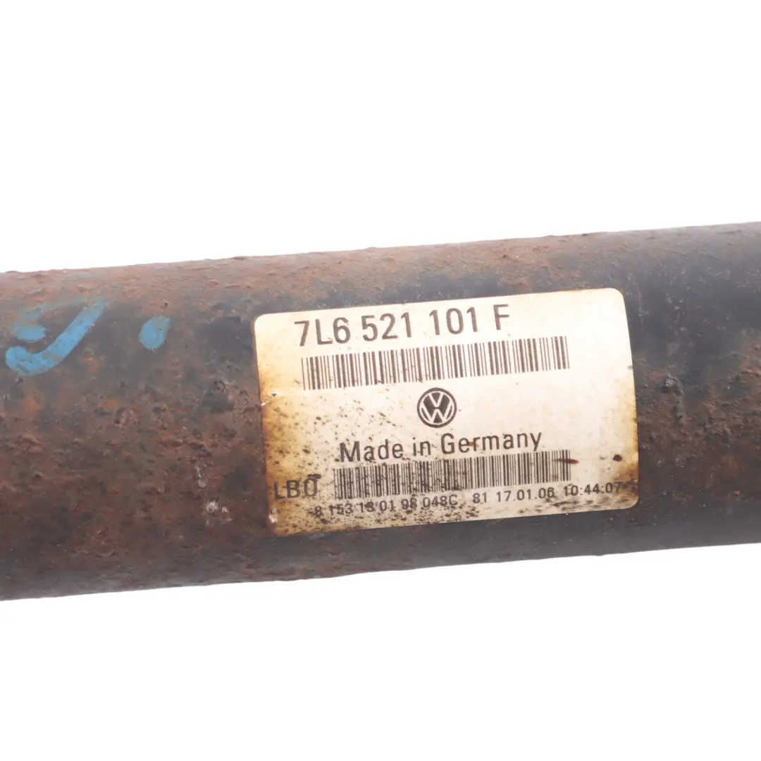 VW Volkswagen Touareg 7L Front Propshaft Cardan Shaft - SKU 7L6521101F - Part number 7L6521101F