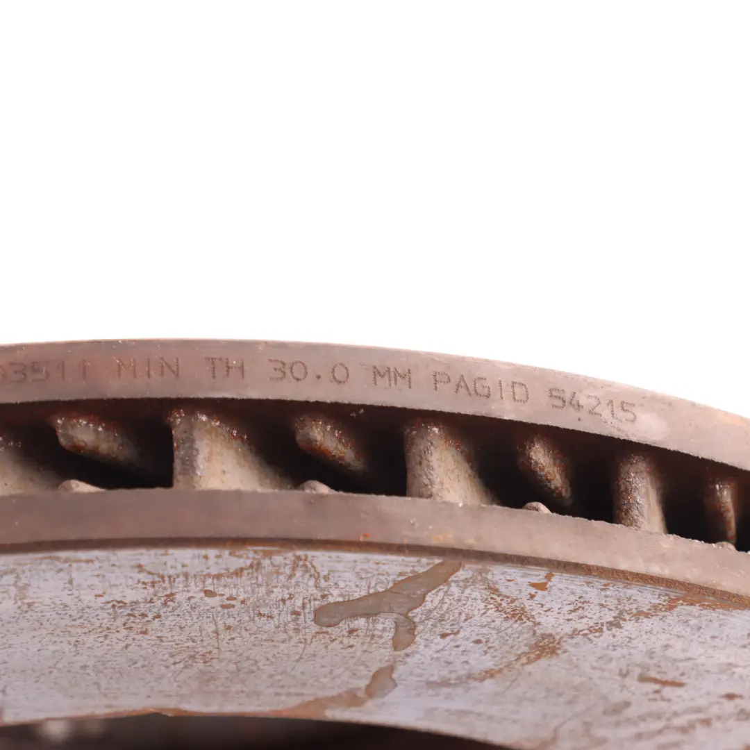 VW Touareg 7L Audi A4 B8 Rear Brake Disc Set Left Right N/O/S 330x32 - SKU 7L6615301N - Part number 7L6615301N