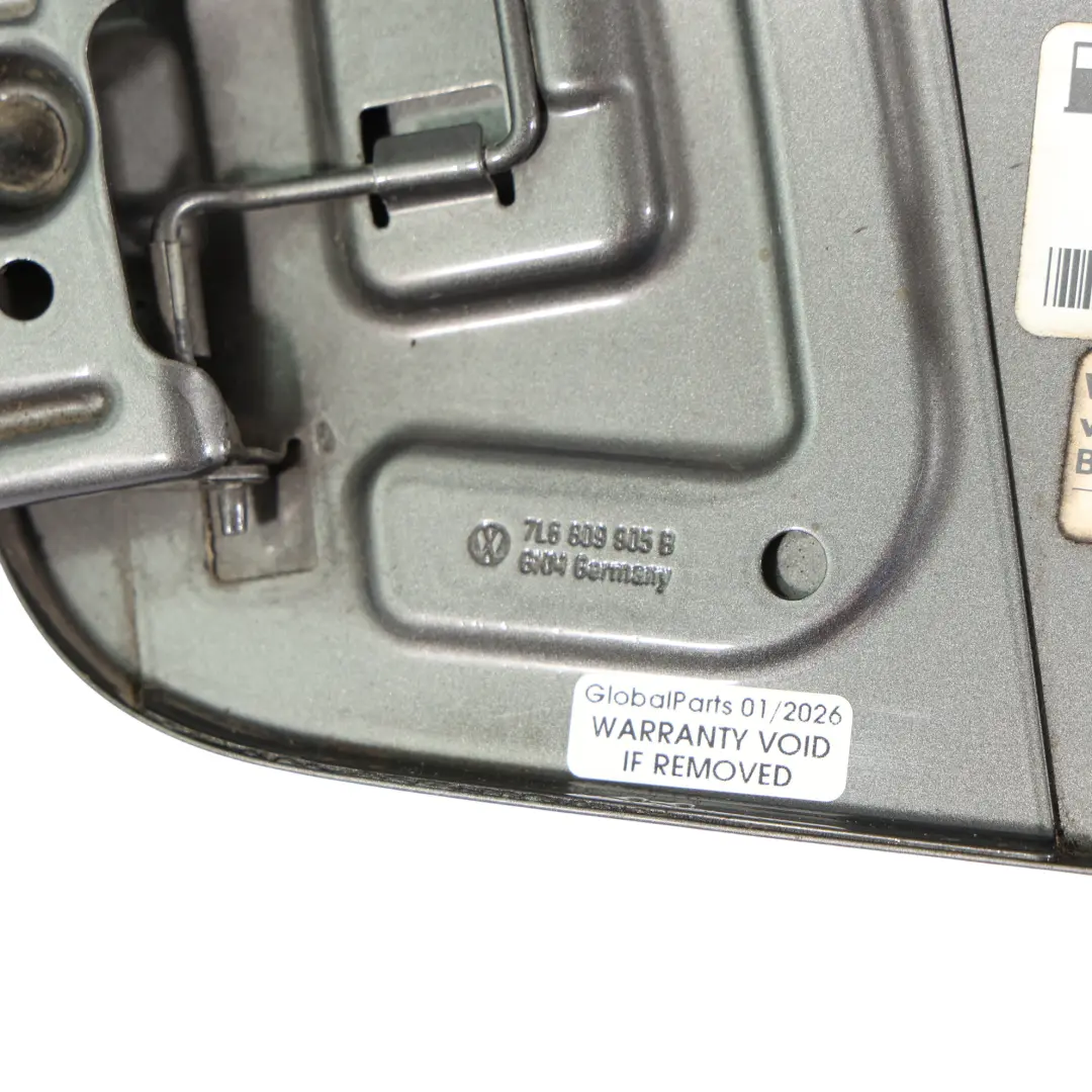 7L Fuel Filler Flap Tank Cap Atacama Grey Metallic - R7P to VW Touareg with Part number 7L6809905B VW Touareg 7L Fuel Filler Flap Tank Cap Atacama Grey Metallic - R7P - SKU 7L6809905B-ATG - Part number 7L6809905B