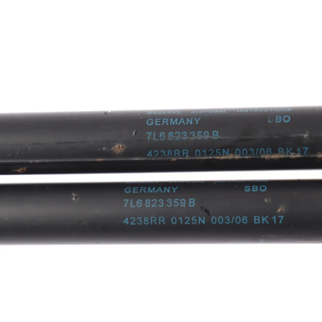 VW Touareg 7L Front Bonnet Hood Gas Strut Left Right N/O/S Set - SKU 7L6823359B-1 - Part number 7L6823359B