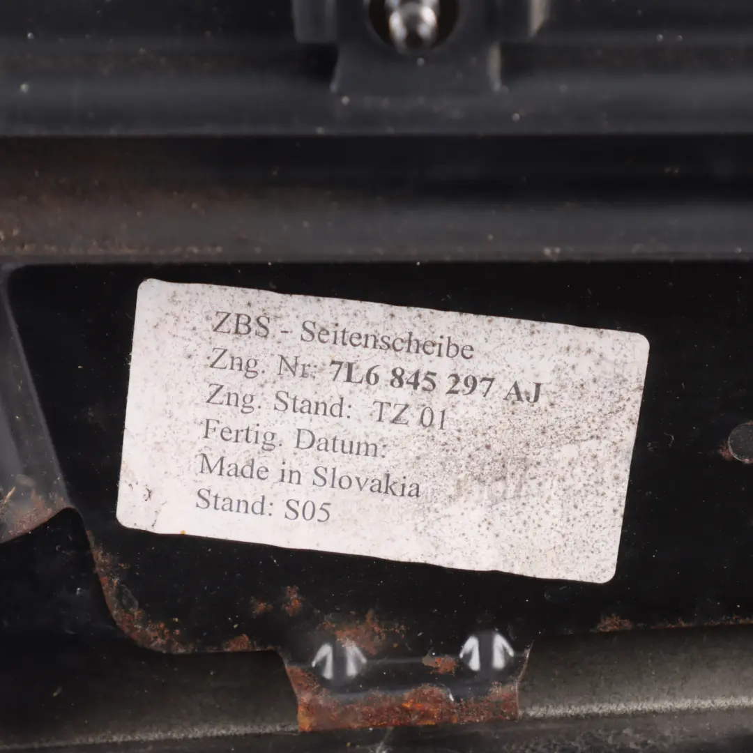 Volkswagen Touareg Rear Window Left N/S Glass Side Quarter Fixed Tinted AS3 - SKU 7L6845297AJ-1 - Part number 7L6845297AJ