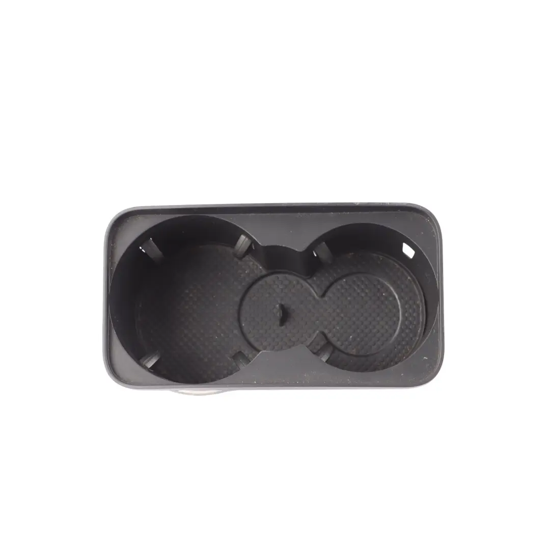 VW Volkswagen Touareg 7L Center Console Storage Cup Holder Black - SKU 7L6858602B - Part number 7L6858602B