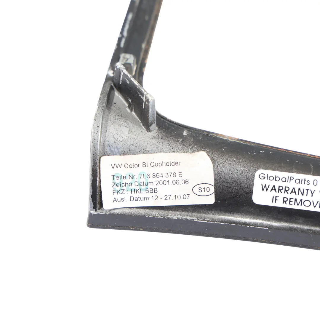 Volkswagen Touareg 7L Decoración Embellecedor Consola Central Negro - SKU 7L6864378E-1 - Número de pieza 7L6864378E