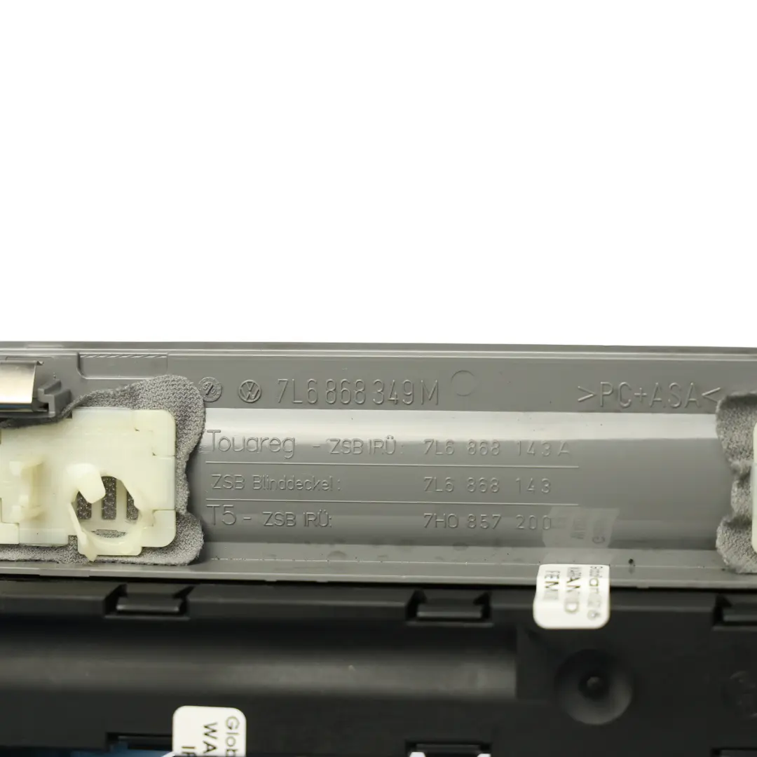 7L Dachlichtschalter Einheit Panel Taste Zentrum für Volkswagen Touareg mit Teilenummer 7L6868349M Volkswagen Touareg 7L Dachlichtschalter Einheit Panel Taste Zentrum - SKU 7L6868349M - Teilenummer 7L6868349M