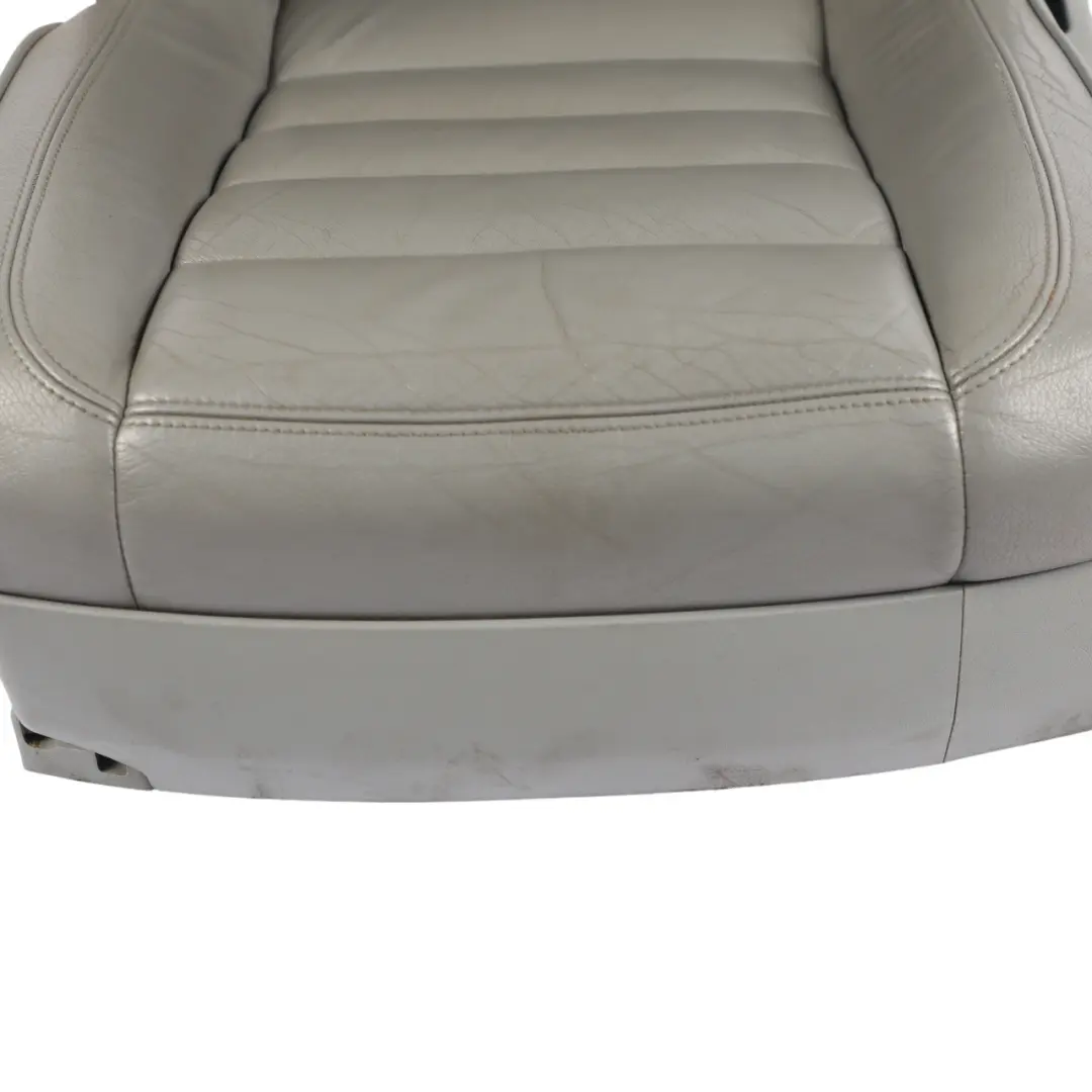 VW Touareg 7L Front Comfort Seat Heated Electric Leather Crytal Grey Left N/S - SKU 7L6881805CE - Part number 7L6881805CE