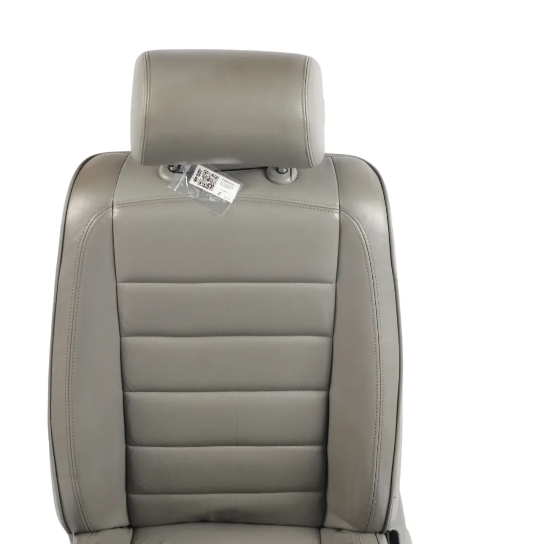 7L Front Comfort Seat Heated Electric Leather Crytal Grey Left N/S to VW Touareg with Part number 7L6881805CE VW Touareg 7L Front Comfort Seat Heated Electric Leather Crytal Grey Left N/S - SKU 7L6881805CE - Part number 7L6881805CE