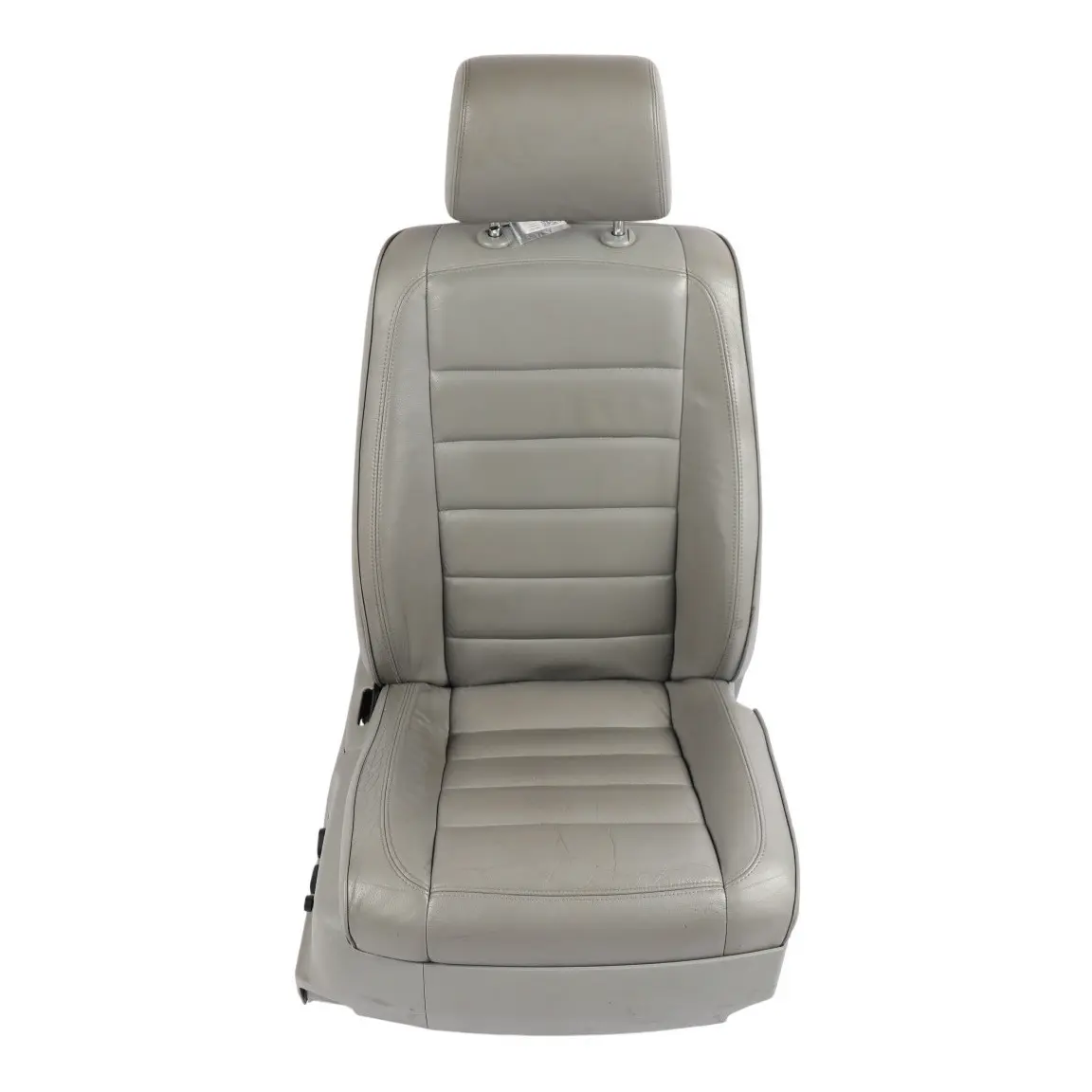 VW Touareg 7L Front Comfort Seat Heated Electric Leather Crytal Grey Right O/S