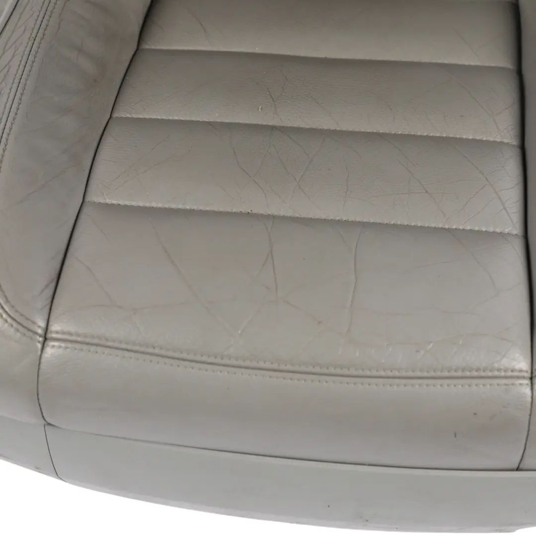 VW Touareg 7L Front Comfort Seat Heated Electric Leather Crytal Grey Right O/S - SKU 7L6881806CE - Part number 7L6881806CE