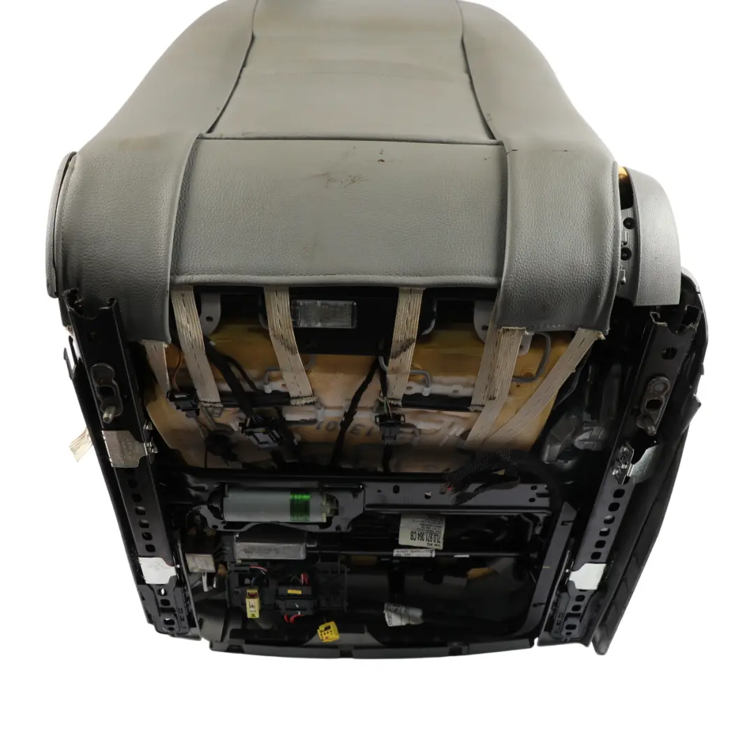 VW Touareg 7L Front Comfort Seat Heated Electric Leather Crytal Grey Right O/S - SKU 7L6881806CE - Part number 7L6881806CE