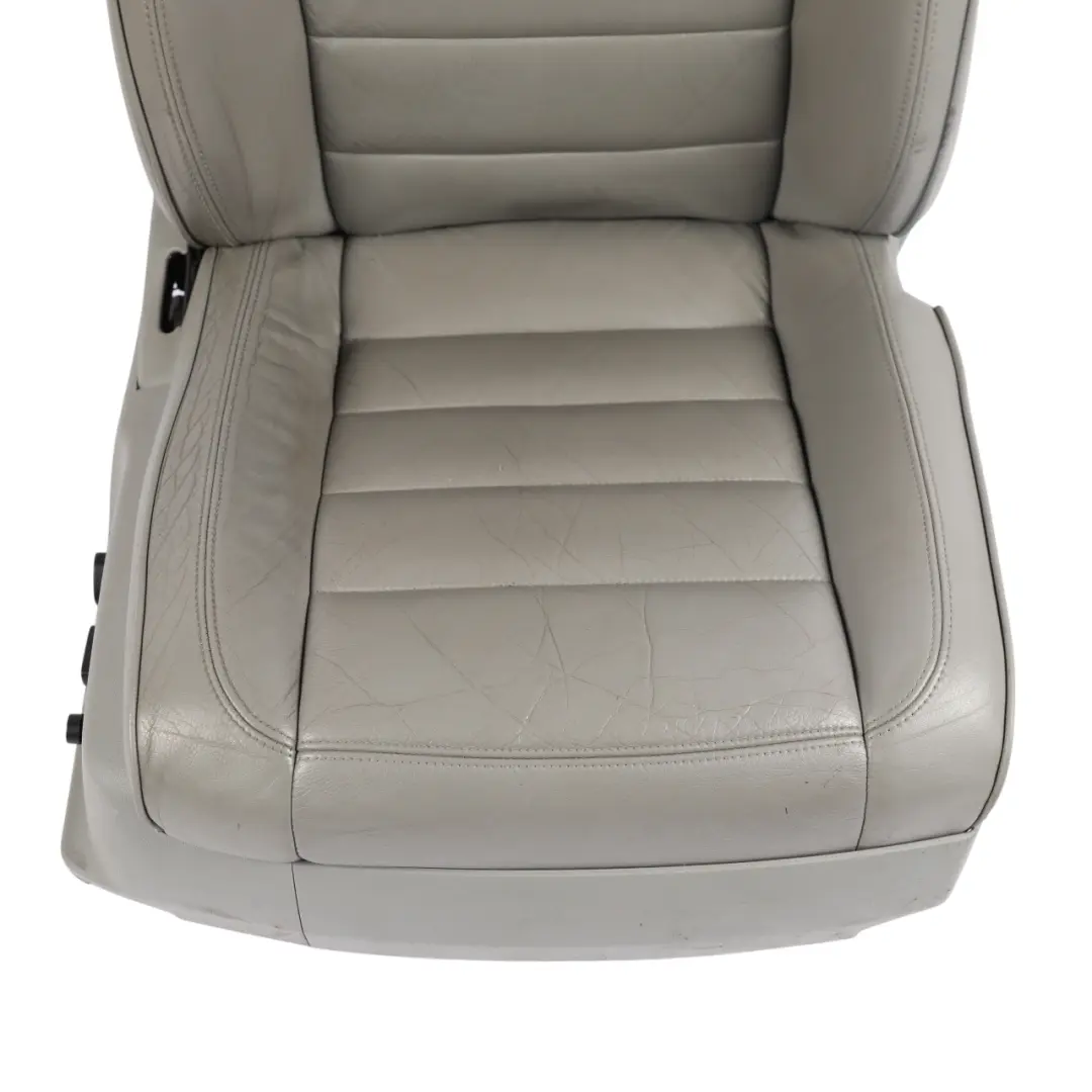 7L Front Comfort Seat Heated Electric Leather Crytal Grey Right O/S to VW Touareg with Part number 7L6881806CE VW Touareg 7L Front Comfort Seat Heated Electric Leather Crytal Grey Right O/S - SKU 7L6881806CE - Part number 7L6881806CE