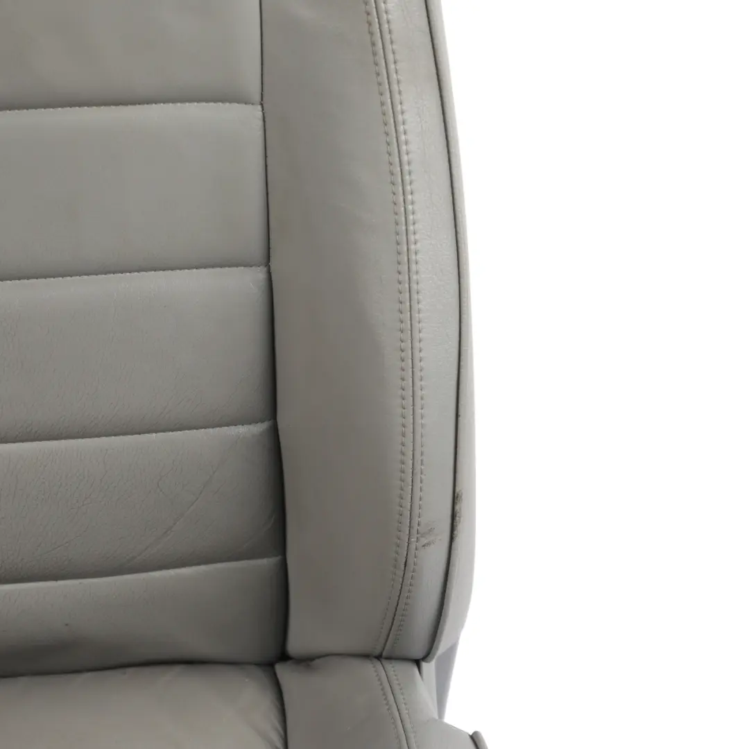 VW Touareg 7L Front Comfort Seat Heated Electric Leather Crytal Grey Right O/S - SKU 7L6881806CE - Part number 7L6881806CE