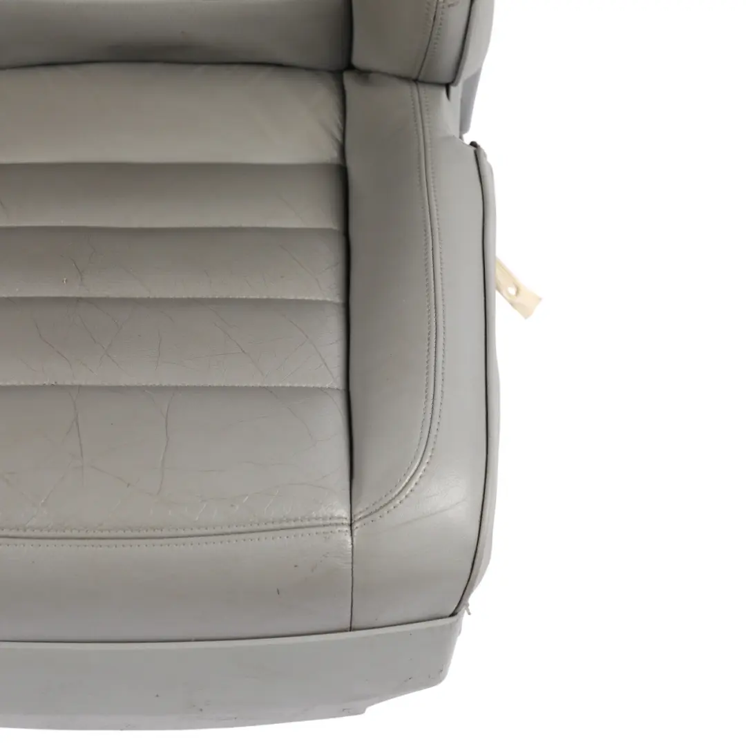 VW Touareg 7L Front Comfort Seat Heated Electric Leather Crytal Grey Right O/S - SKU 7L6881806CE - Part number 7L6881806CE