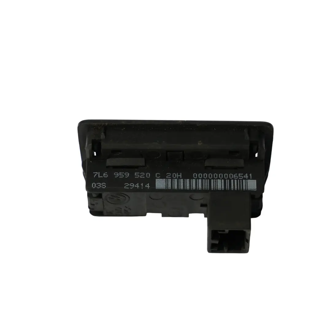 Volkswagen VW Touareg 7P Tailgate Opener Boot Trunk Lid Switch Button - SKU 7L6959520C - Part number 7L6959520C