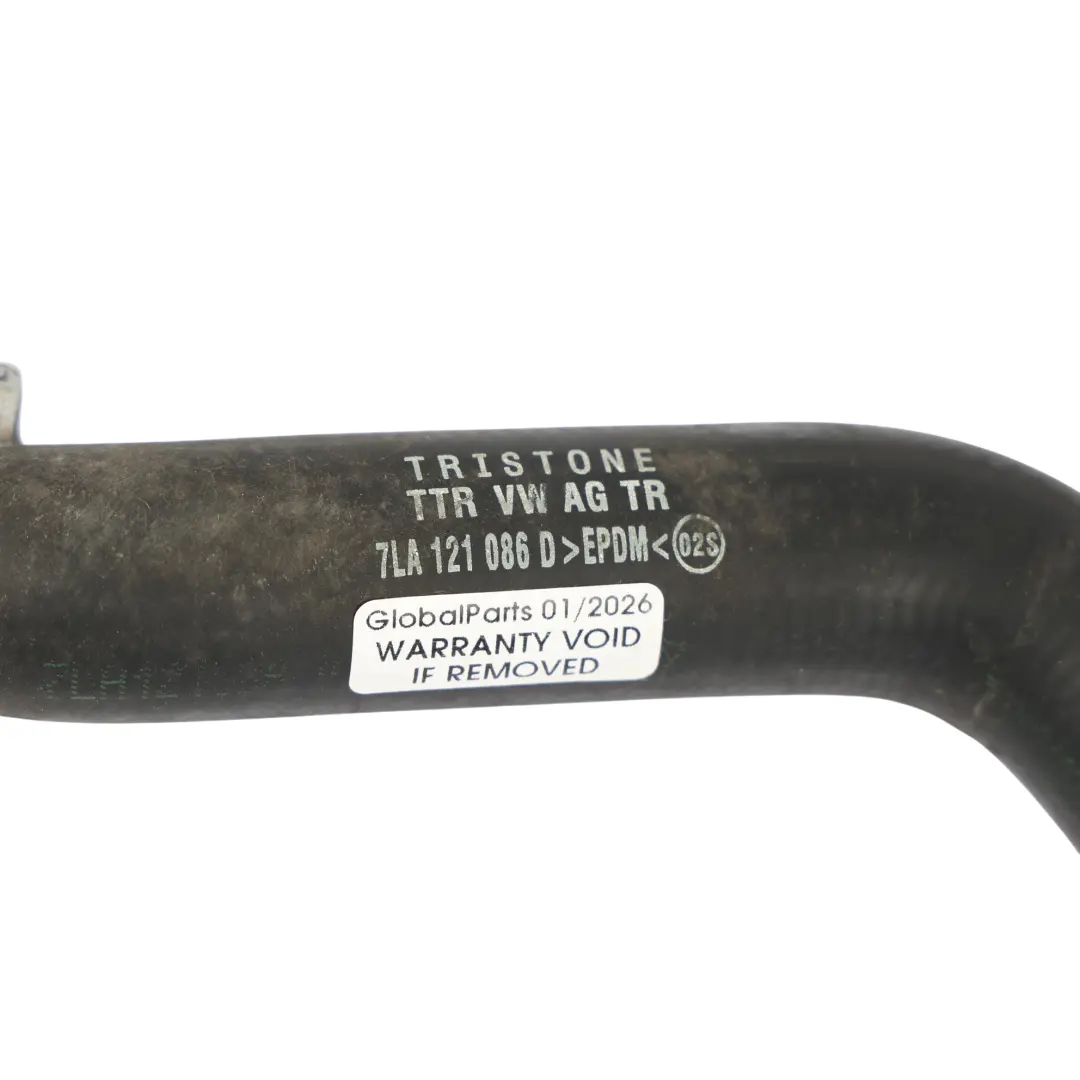 Volkswagen Transporter T6 Water Coolant Pipe Hose Line 2.0 TDI - SKU 7LA121086D - Part number 7LA121086D