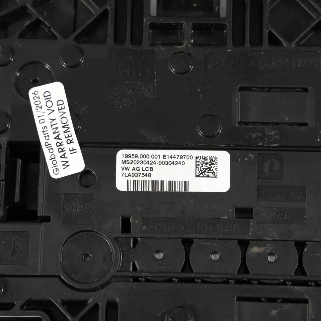 Volkswagen Transporter T6 Caja De Distribución De Energía Con Soporte - SKU 7LA937548 - Número de pieza 7LA937548