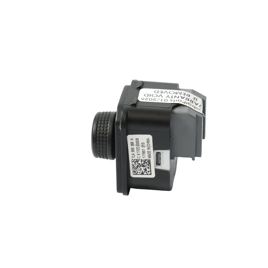 Wing Mirror Adjustment Heater Switch Knob to VW Transporter T6 with Part number 7LA959566A VW Transporter T6 Wing Mirror Adjustment Heater Switch Knob - SKU 7LA959566A - Part number 7LA959566A