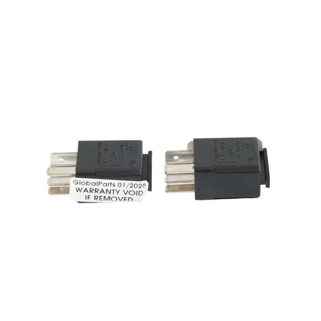 Relé Negro Control 5 Pin 12V Set X2 para VW Volkswagen Audi Seat Skoda con número de pieza 7M0951253C VW Volkswagen Audi Seat Skoda Relé Negro Control 5 Pin 12V Set X2 - SKU 7M0951253C-3 - Número de pieza 7M0951253C