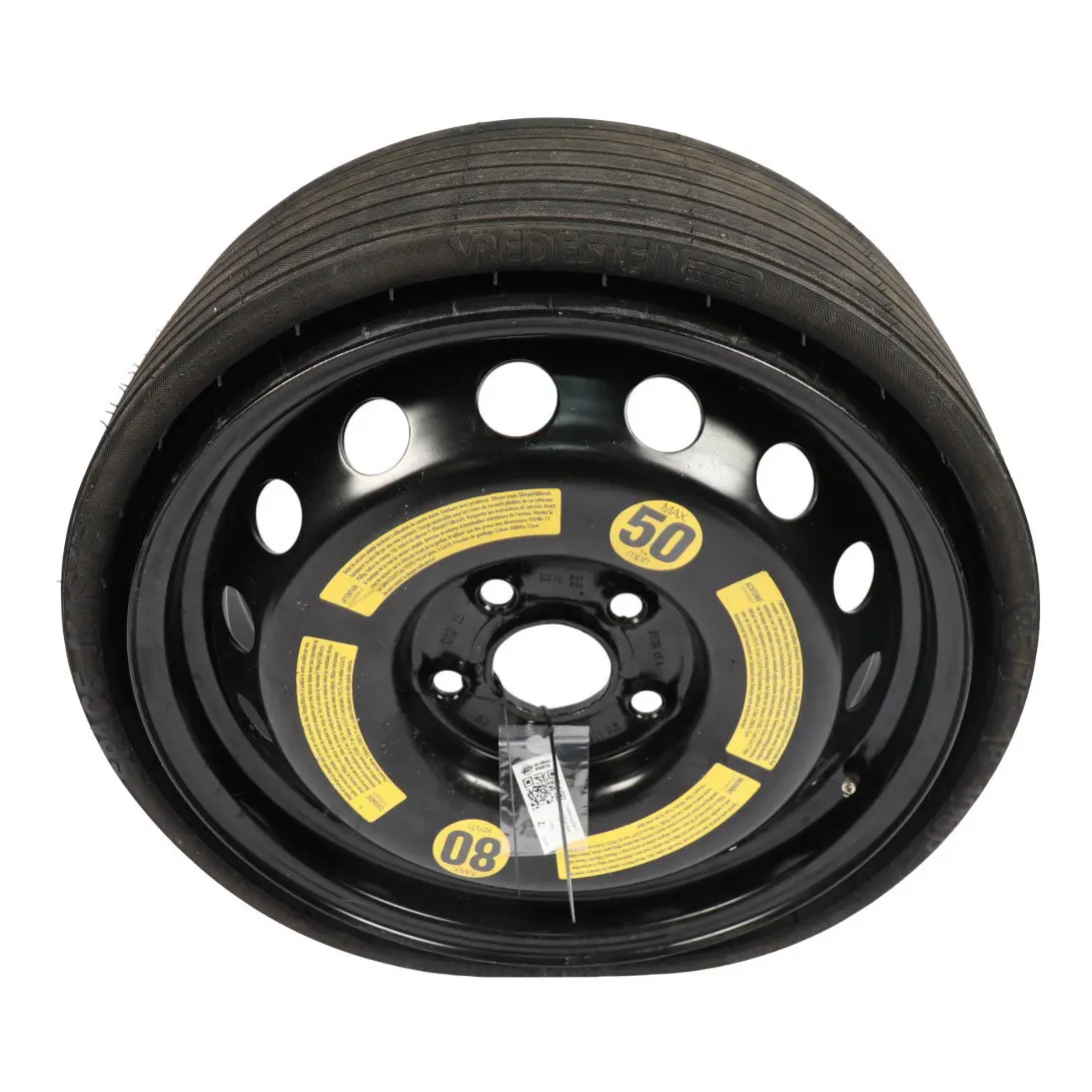 VW Touareg 7L Space Wheel Steel Rim Spare Vredestein Tire 195/75 18" 4L0601010A