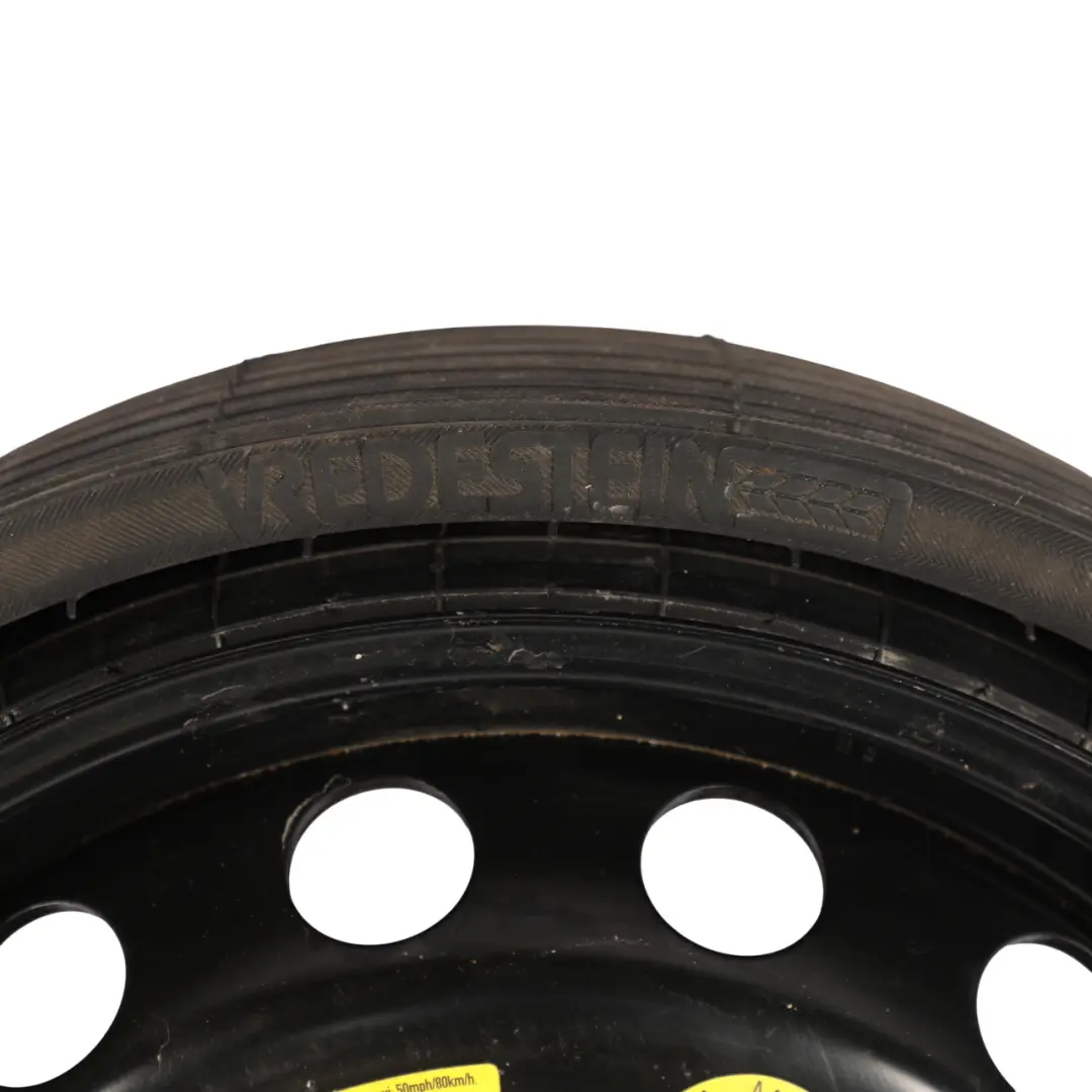 7L Space Wheel Steel Rim Spare Vredestein Tire 195/75 18" to VW Touareg with Part number 4L0601010A VW Touareg 7L Space Wheel Steel Rim Spare Vredestein Tire 195/75 18" - SKU 4L0601010A - Part number 4L0601010A