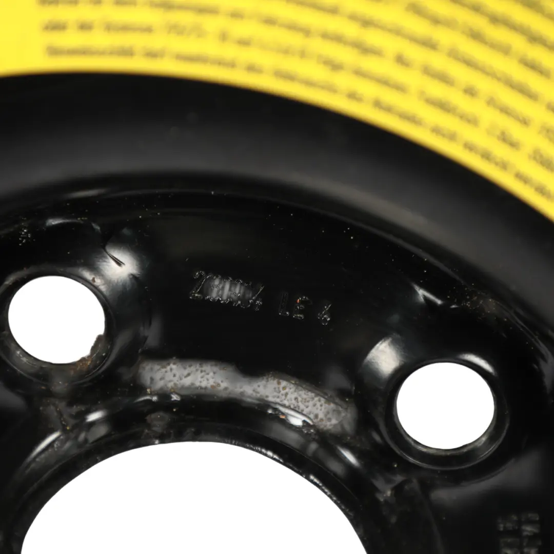 VW Touareg 7L Space Wheel Steel Rim Spare Vredestein Tire 195/75 18" - SKU 4L0601010A - Part number 4L0601010A