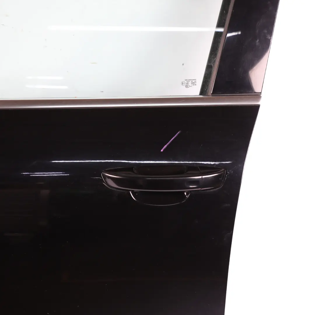 Volkswagen VW Touareg 7P Front Left Door N/S Covering Deep Black - C9X - SKU 7P0831055-DBL - Part number 7P0831055