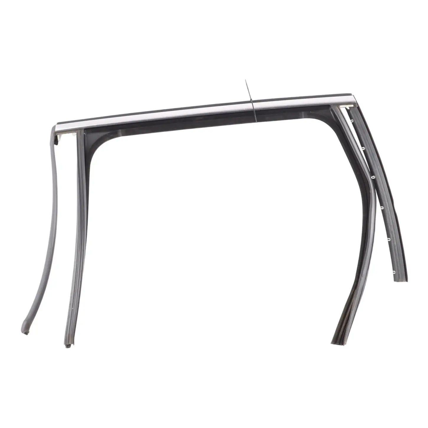 Volkswagen Touareg 7P Guida Finestrino Posteriore Cromato Sinistro 7P0839431L