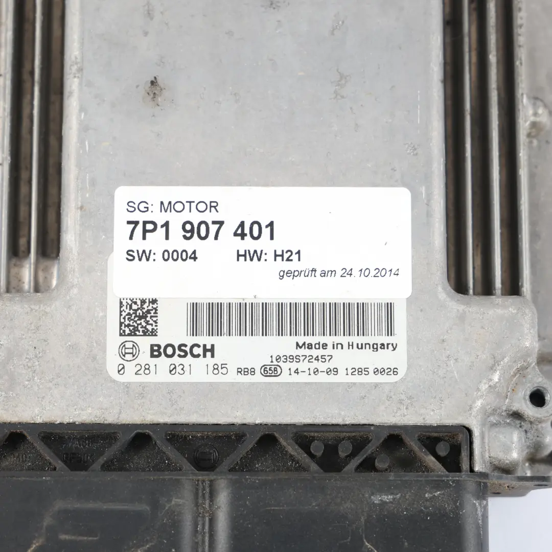 Volkswagen Touareg 7L 3.0 TDI CVVA 262HP Engine Control ECU Automatic - SKU 7P1907401 - Part number 7P1907401