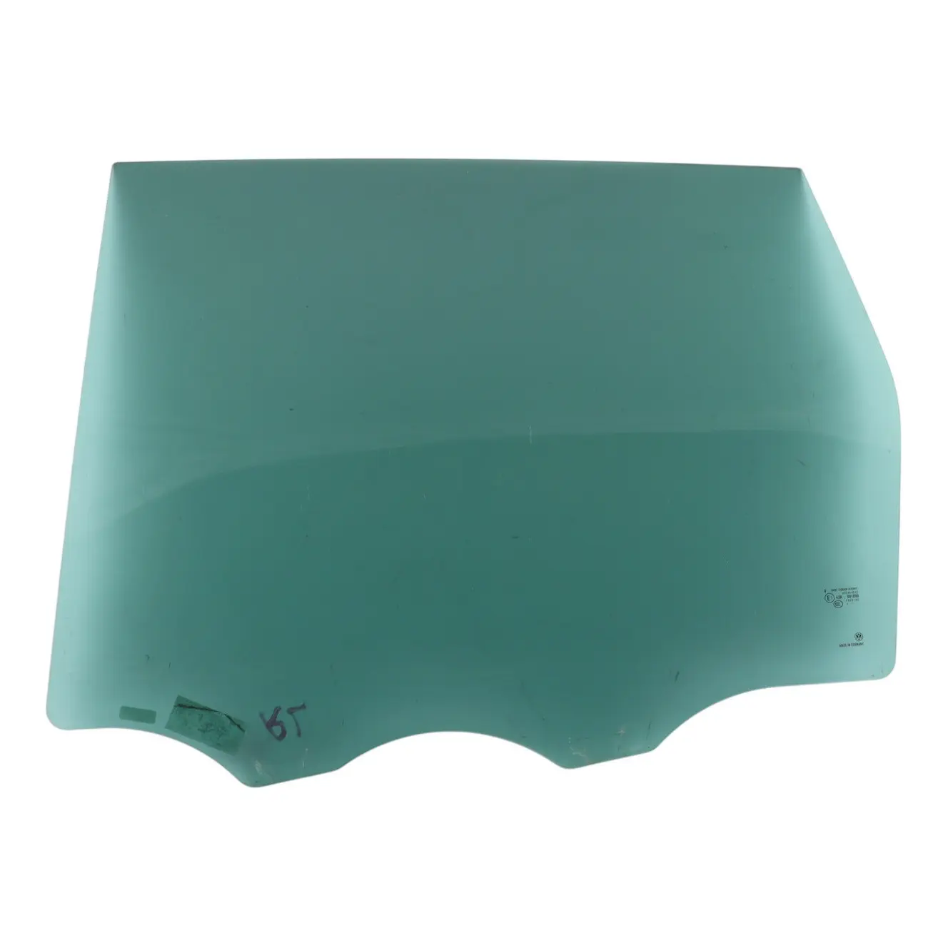 VW Volkswagen Touareg 7P Rear Side Window Glass Green Left N/S AS2 7P6845025C