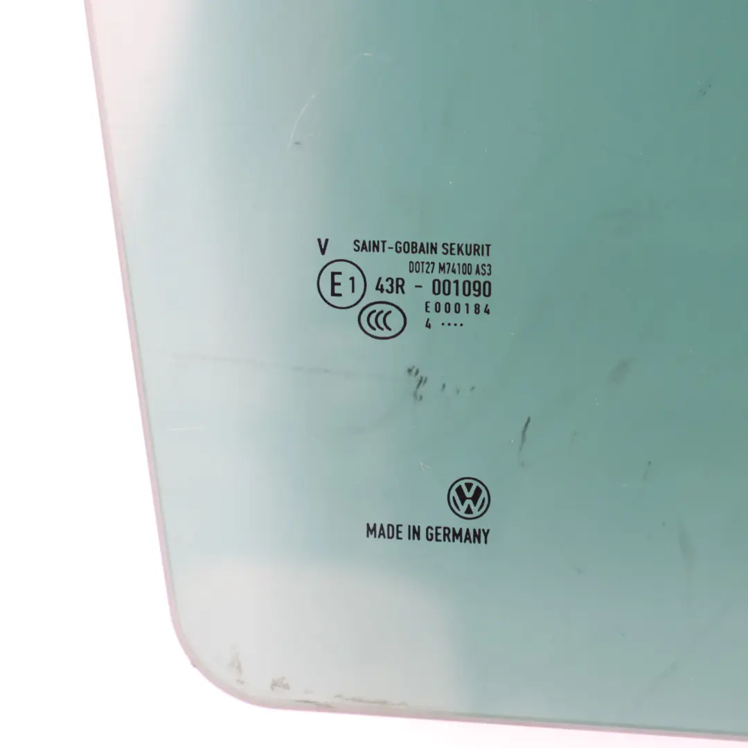 VW Volkswagen Touareg 7P Rear Side Window Glass Green Right O/S AS2 - SKU 7P6845026C - Part number 7P6845026C