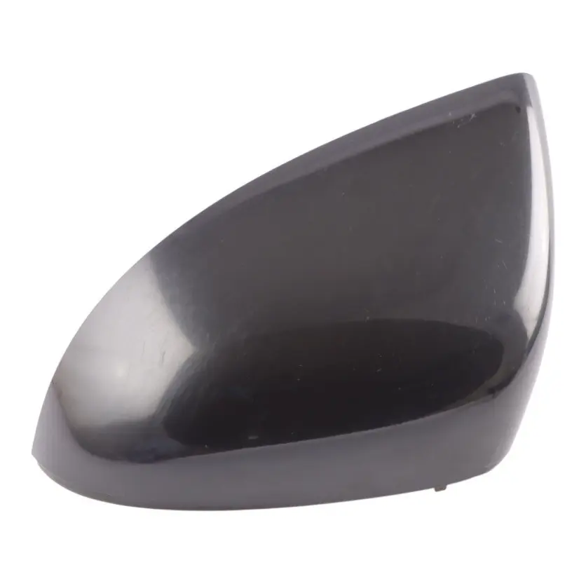 VW Touareg 7P Side Mirror Cover Cap Front Left N/S Deep Black Pearl Effect - C9X - SKU 7P6857537B-DBL - Part number 7P6857537B