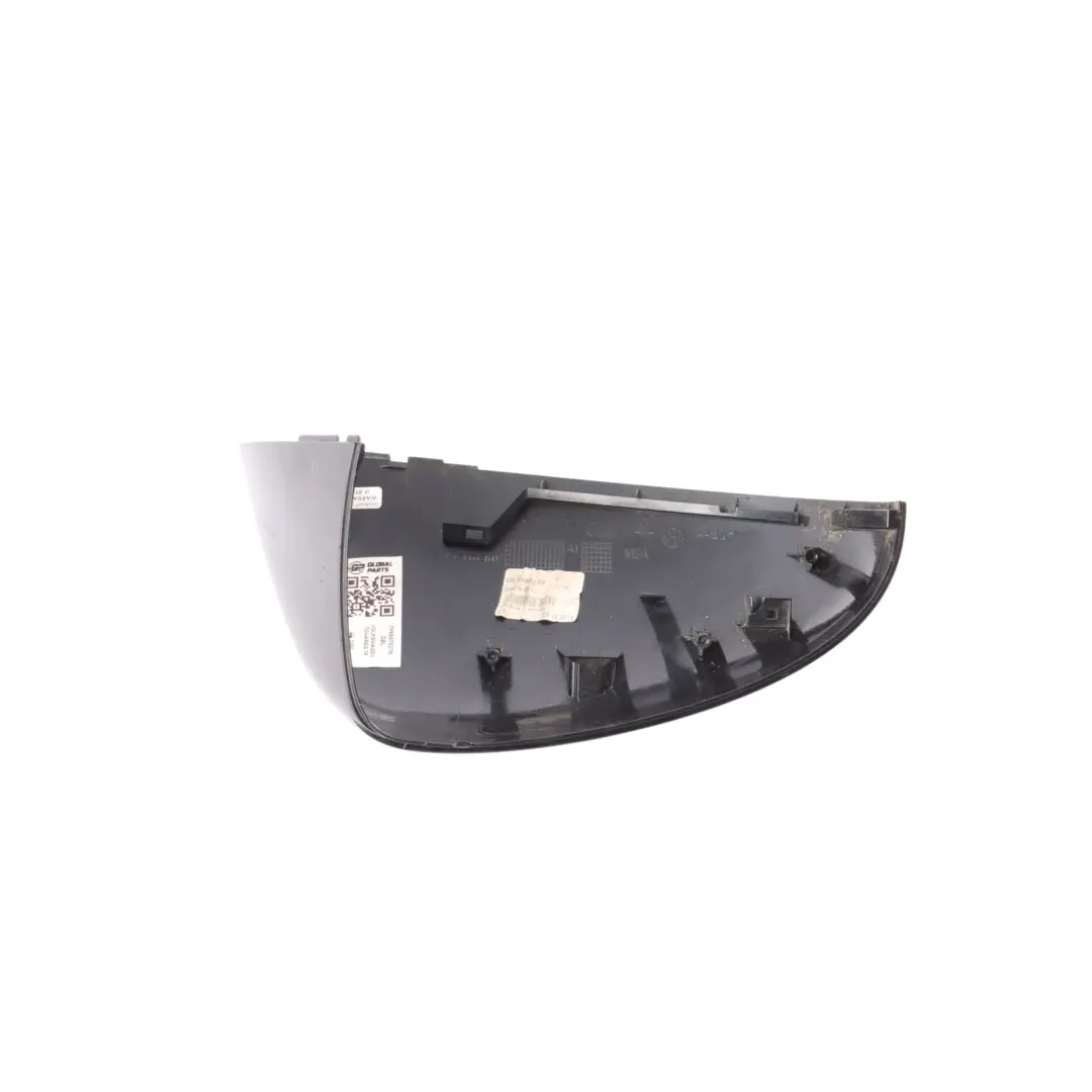 VW Touareg 7P Side Mirror Cover Cap Front Left N/S Deep Black Pearl Effect - C9X - SKU 7P6857537B-DBL - Part number 7P6857537B
