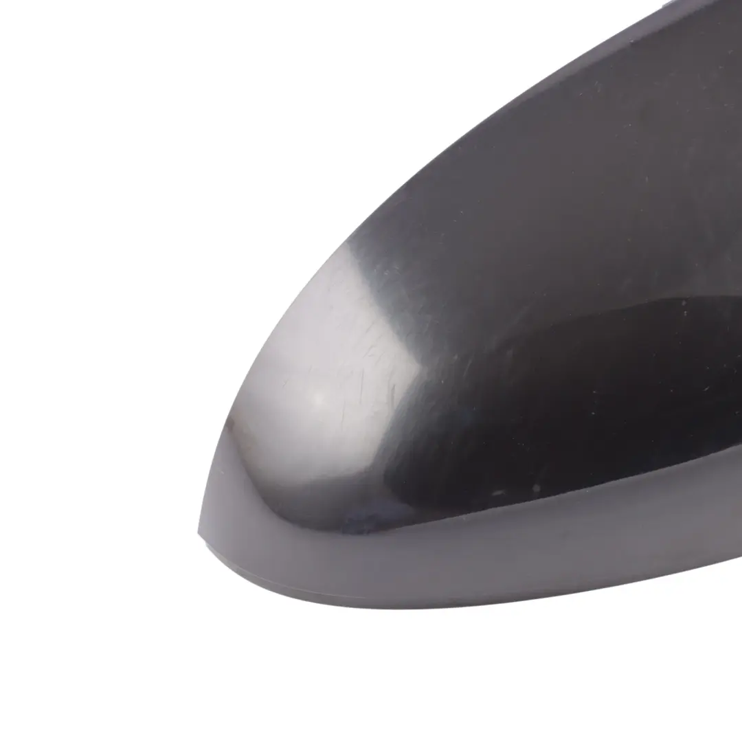 VW Touareg 7P Side Mirror Cover Cap Front Left N/S Deep Black Pearl Effect - C9X - SKU 7P6857537B-DBL - Part number 7P6857537B