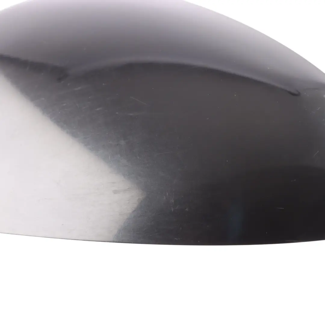 VW Touareg 7P Side Mirror Cover Cap Front Left N/S Deep Black Pearl Effect - C9X - SKU 7P6857537B-DBL - Part number 7P6857537B