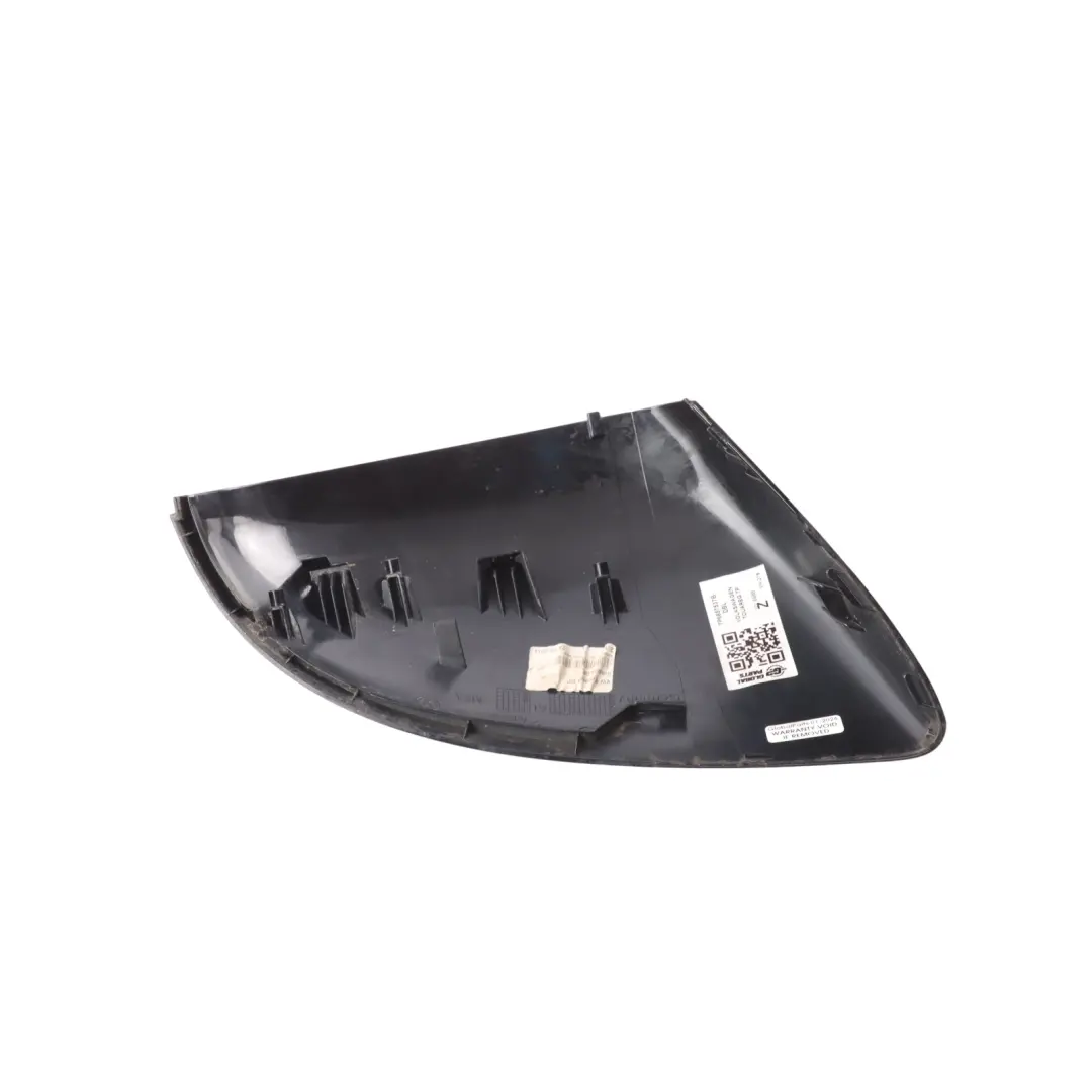 VW Touareg 7P Side Mirror Cover Cap Front Left N/S Deep Black Pearl Effect - C9X - SKU 7P6857537B-DBL - Part number 7P6857537B