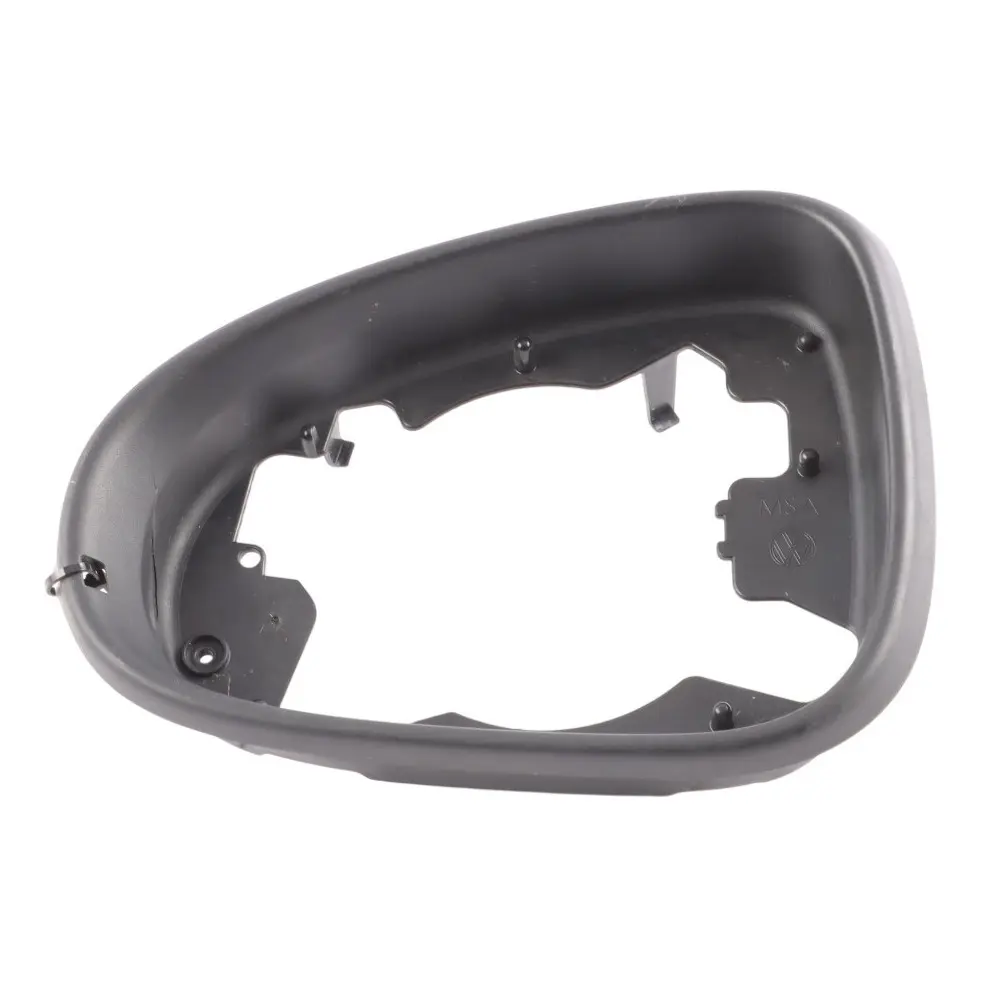 VW Touareg 7P Mirror Frame Front Satine Black Ring Trim Left N/S - SKU 7P6857601 - Part number 7P6857601