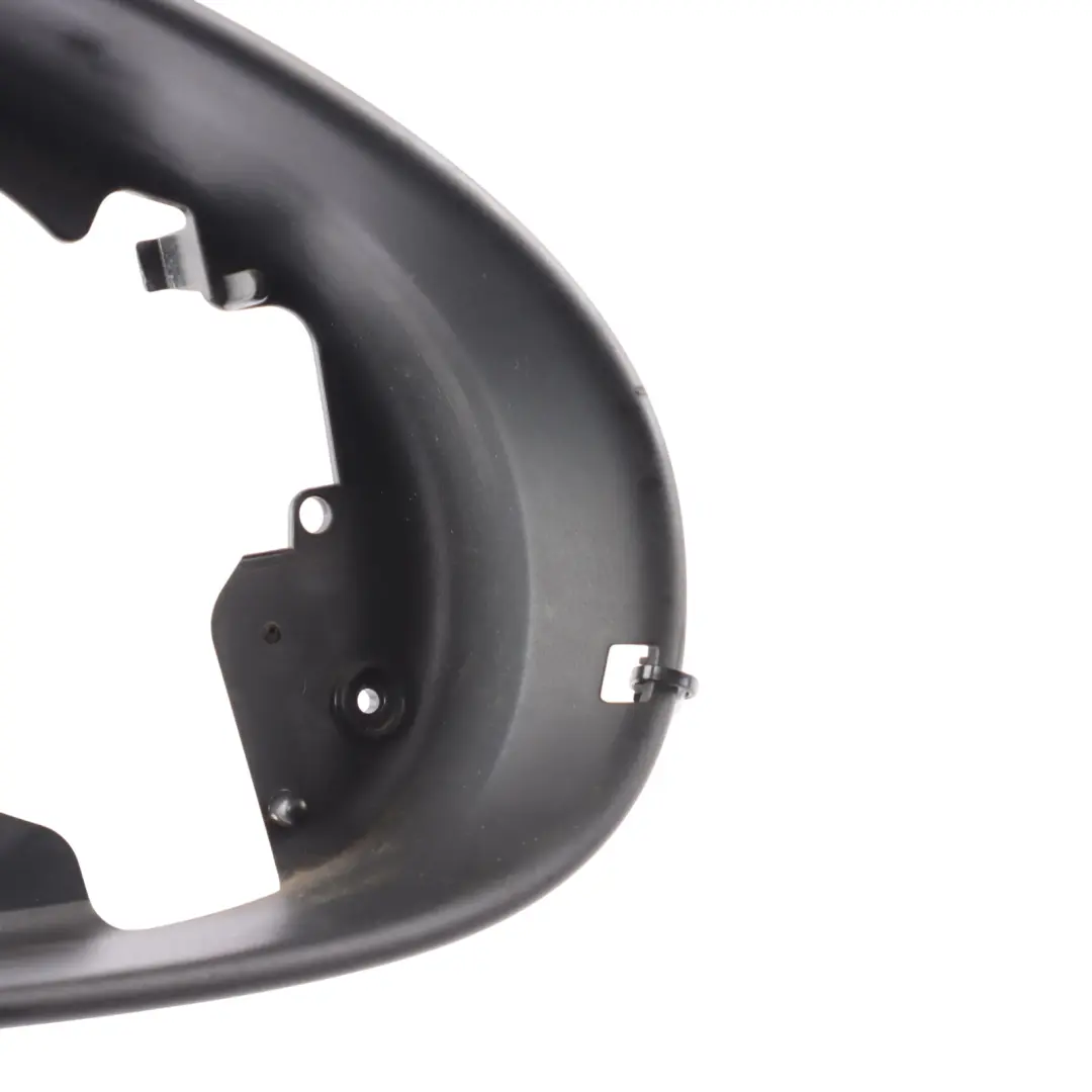 VW Touareg 7P Mirror Frame Front Satine Black Ring Trim Right O/S - SKU 7P6857602 - Part number 7P6857602