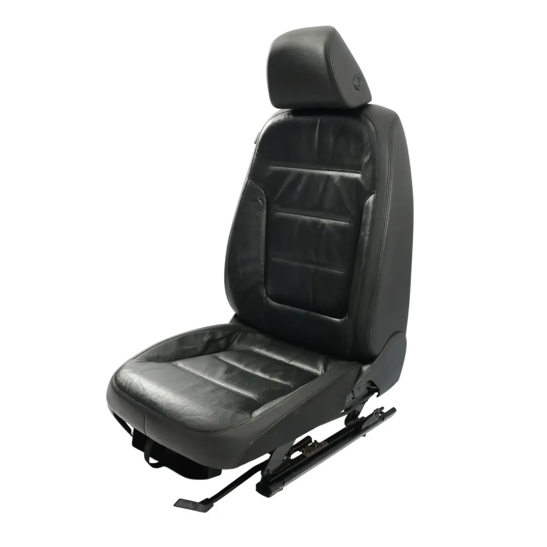 Volkswagen Touareg 7P Fotel Grzany Skóra Tytanowy Czarny Prawy Przód - SKU 7P6881806FL-1 - Numer Części 7P6881806FL