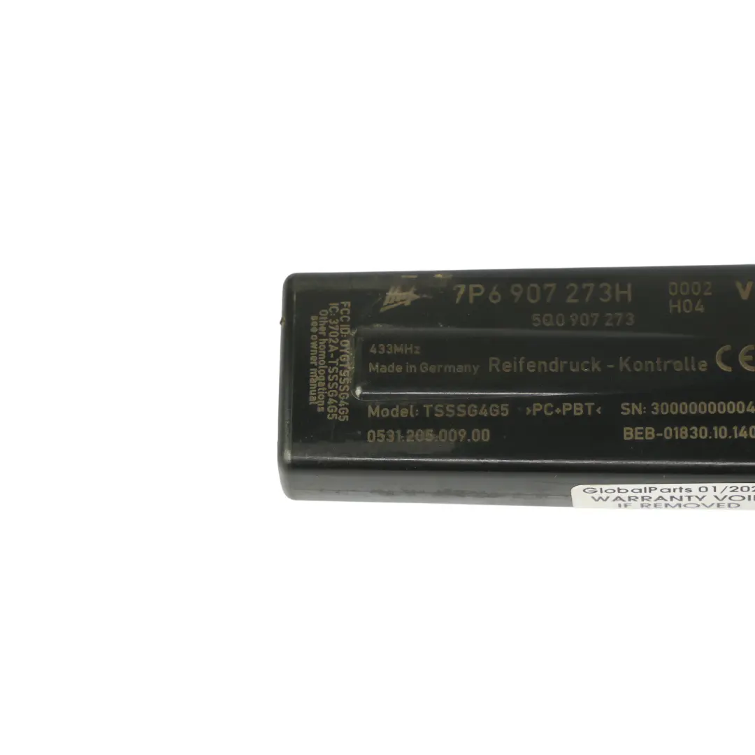 VW Volkswagen Touareg 7P Moduł Kontroli Ciśnienia Opon ECU - SKU 7P6907273H - Numer Części 7P6907273H