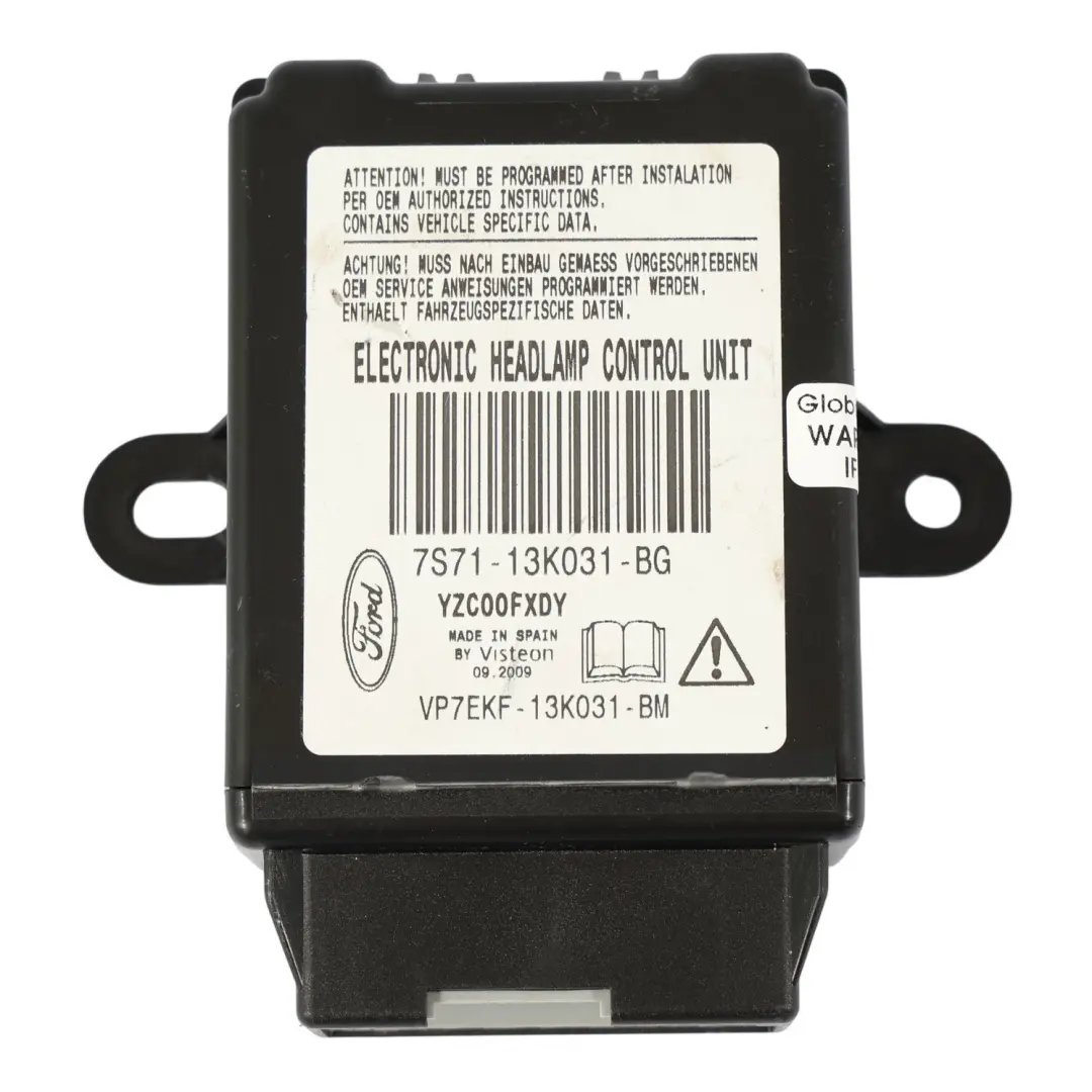 Mk4 Unidad De Módulo De Control Electrónico De Faros para Ford Mondeo con número de pieza 7S71-13K031-BG Ford Mondeo Mk4 Unidad De Módulo De Control Electrónico De Faros - SKU 7S71-13K031-BG - Número de pieza 7S71-13K031-BG