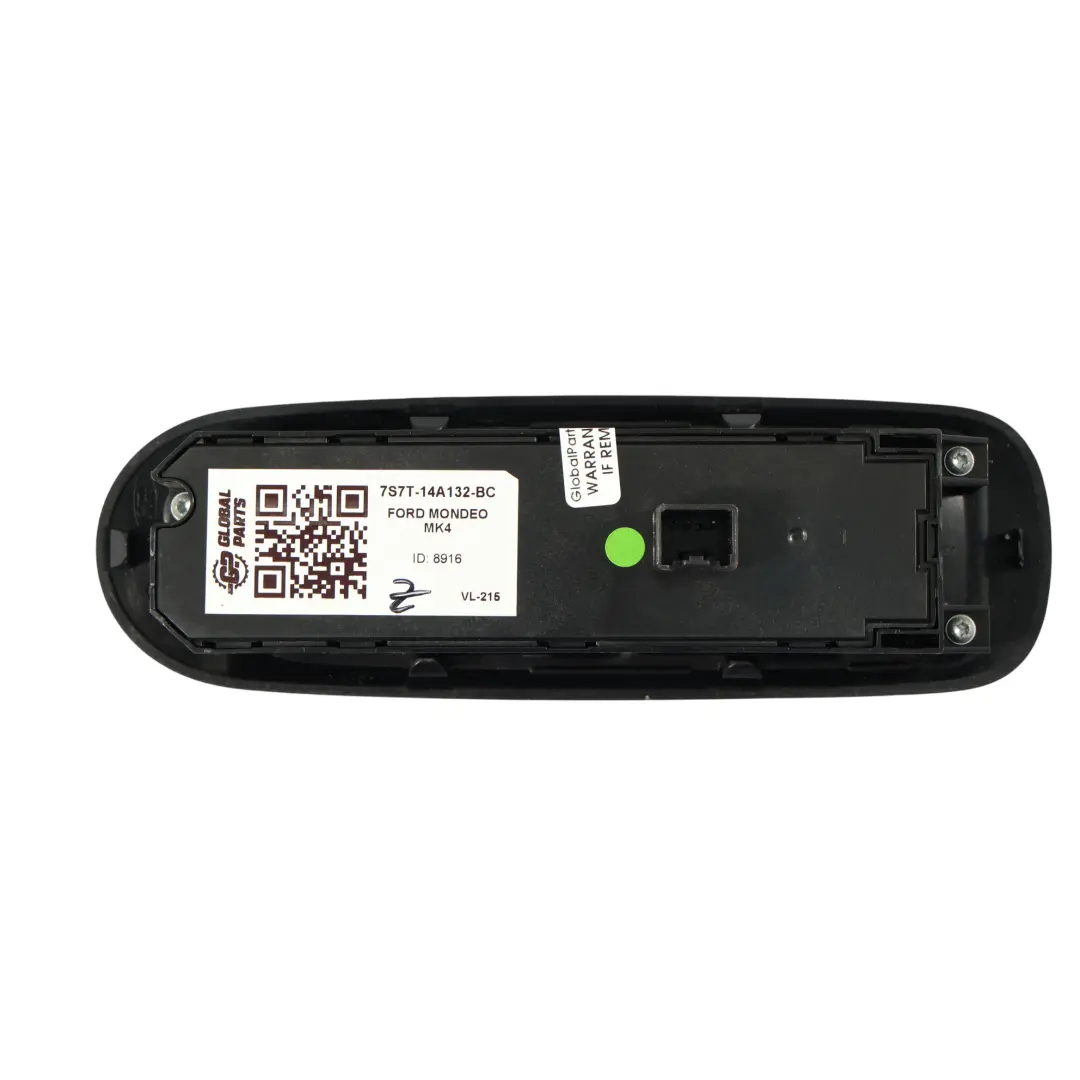 Ford Mondeo Mk4 Regolazione Interruttore Finestrino Anteriore Lato Conducente - SKU 7S7T-14A132-BC - Numero di parte 7S7T-14A132-BC