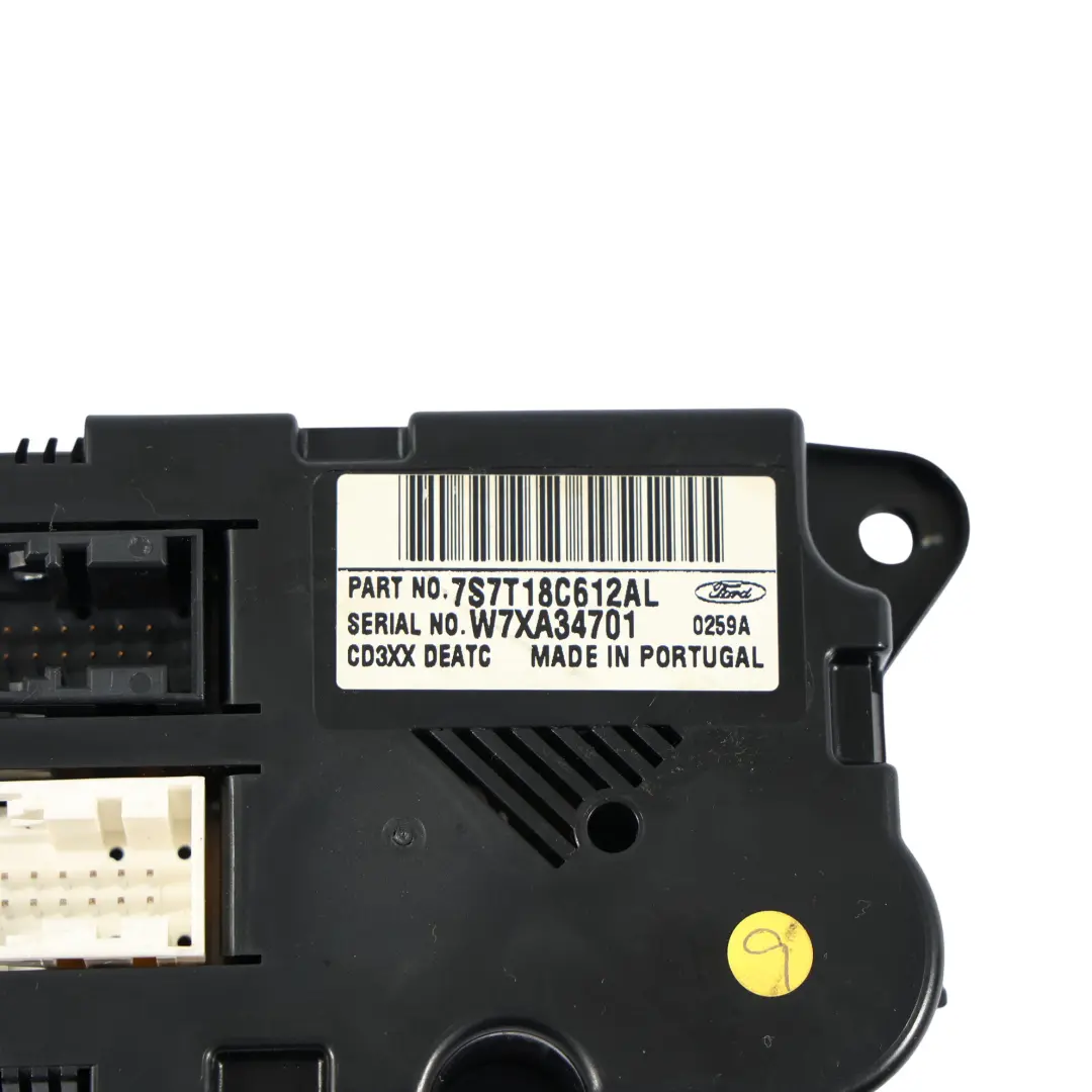 Climatizzatore Pannello Di Controllo Aria per Ford Mondeo IV con numero di parte 7S7T-18C612-AL Ford Mondeo IV Climatizzatore Pannello Di Controllo Aria - SKU 7S7T-18C612-AL - Numero di parte 7S7T-18C612-AL