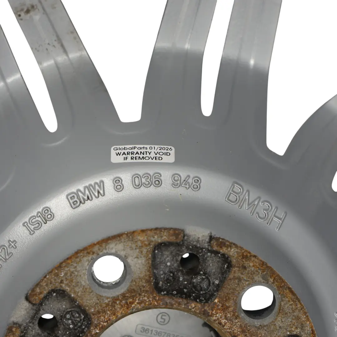 BMW 5 er E60 E61 Vorne Alu Felge Alufelge 19" 8,5J ET:18 M Doppelspeiche 172 - SKU 8036948-2 - Teilenummer 8036948