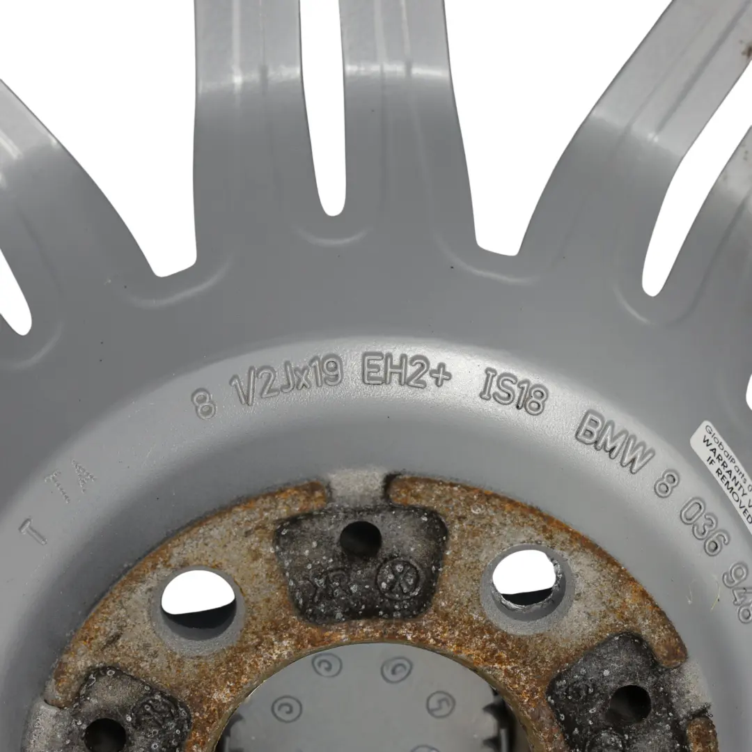 BMW E60 E61 Jante Avant en Alliage 19" 8,5J ET:18 M Double Spoke 172 - SKU 8036948-2 - Numéro de pièce 8036948